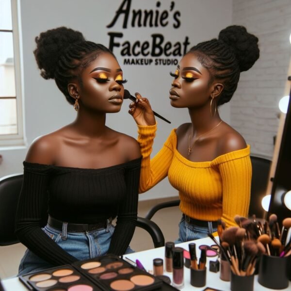 best bridal makeup artist in Tema Accra Ghana Annies Facebeat makeup artist studio